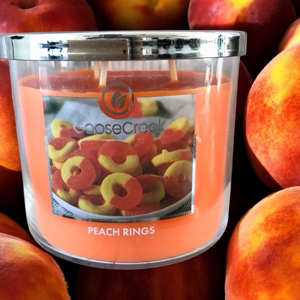 🆕40+ Hrs Peach Rings 3 Wick Candle